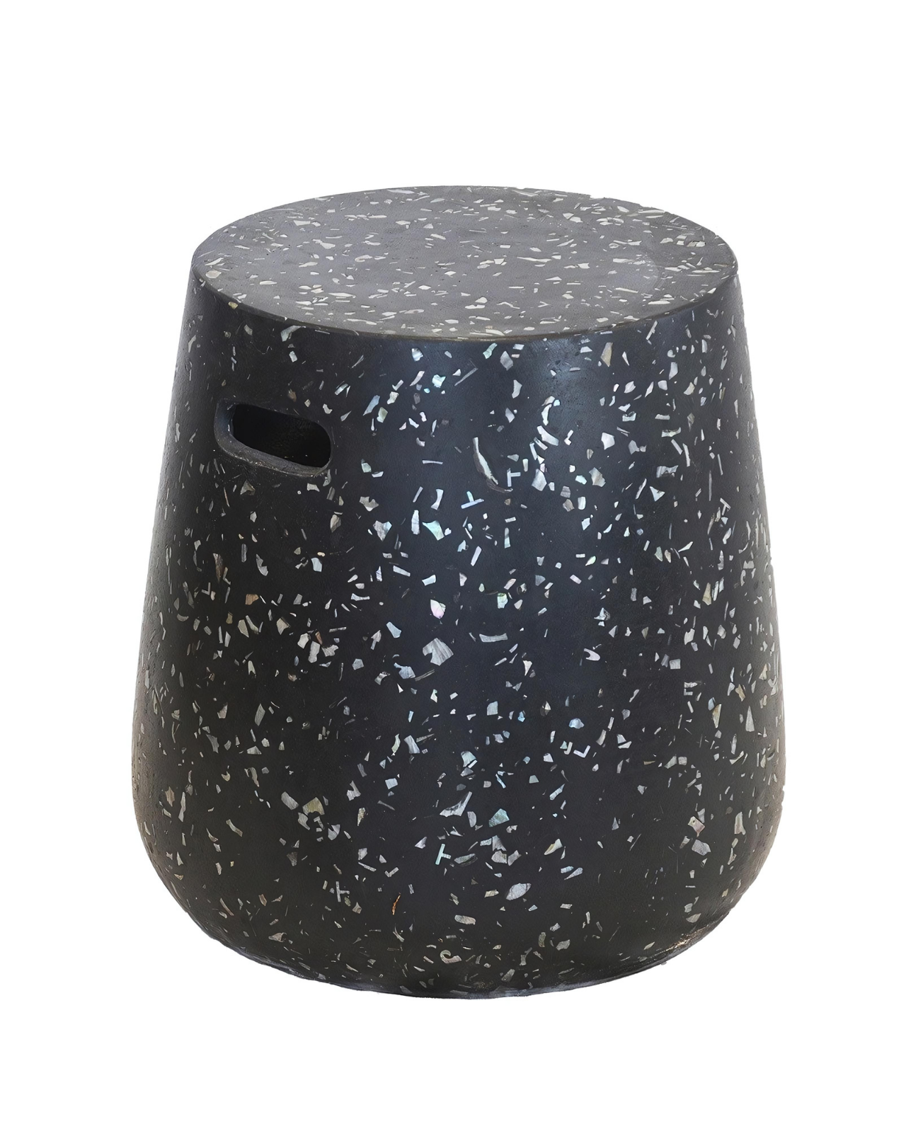 siena side table black